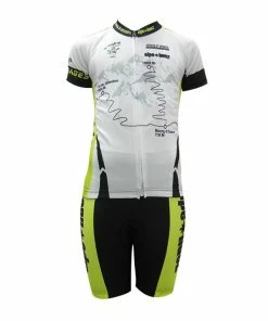 21 VIRAGES ALPE D'HUEZ Tenue Enfant Blanc / Vert 2017