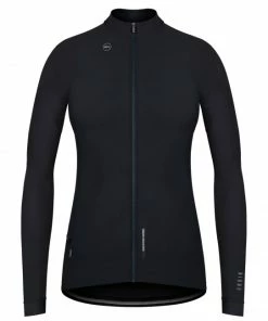 GOBIK Maillot Vélo Manches Longues Femme Pacer SOLID JET BLACK 2023