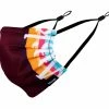 MAASK Masque Hygiénique Réutilisable Adulte Beet Bordeau