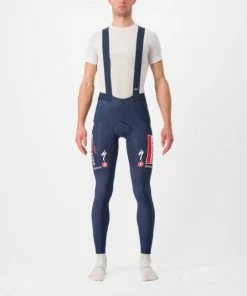 Castelli SOUDAL QUICK-STEP Collant à Bretelles Vélo Homme Sorpasso RoS Belgian Blue 2023