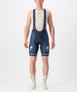 Castelli SOUDAL QUICK-STEP Cuissard à Bretelles Vélo Homme Competizione Belgian Blue 2023