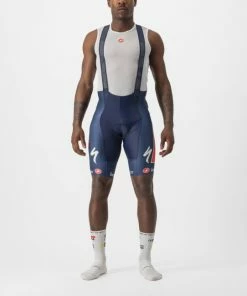 Castelli SOUDAL QUICK-STEP Cuissard à Bretelles Vélo Homme Free Aero RC PRO Belgian Blue 2023