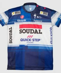 Castelli SOUDAL QUICK-STEP Maillot Bébé Infant Jersey Dark Blue 2023